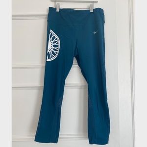 Teal Nike SoulCycle Leggings